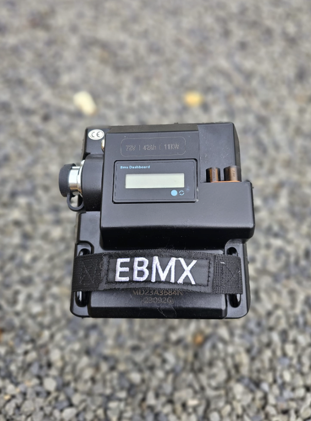 EBMX 60v 53ah eBike Battery Top View