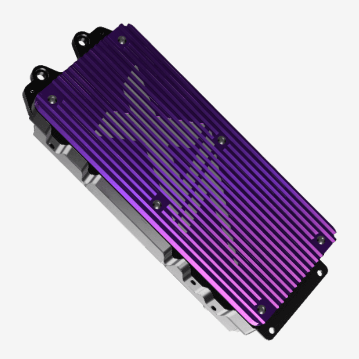 EBMX X-9000 eBike Controller Colored Heatsink Purple