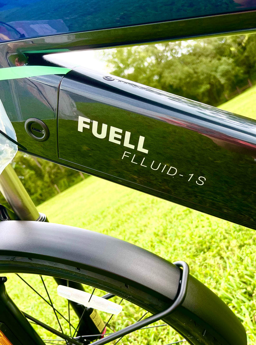 Fuell Flluid 1S e-Bike Side Logo View