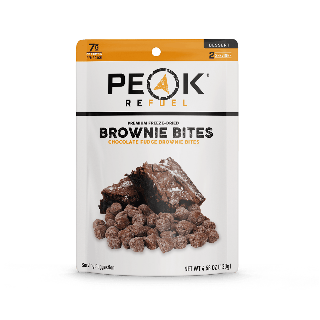 Peak Refuel Chocolate Fudge Brownie Bite. 2 servings. 