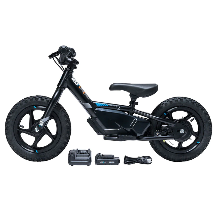 STACYC 12eDRIVE Balance youth electric bike with battery, charger, charger cord