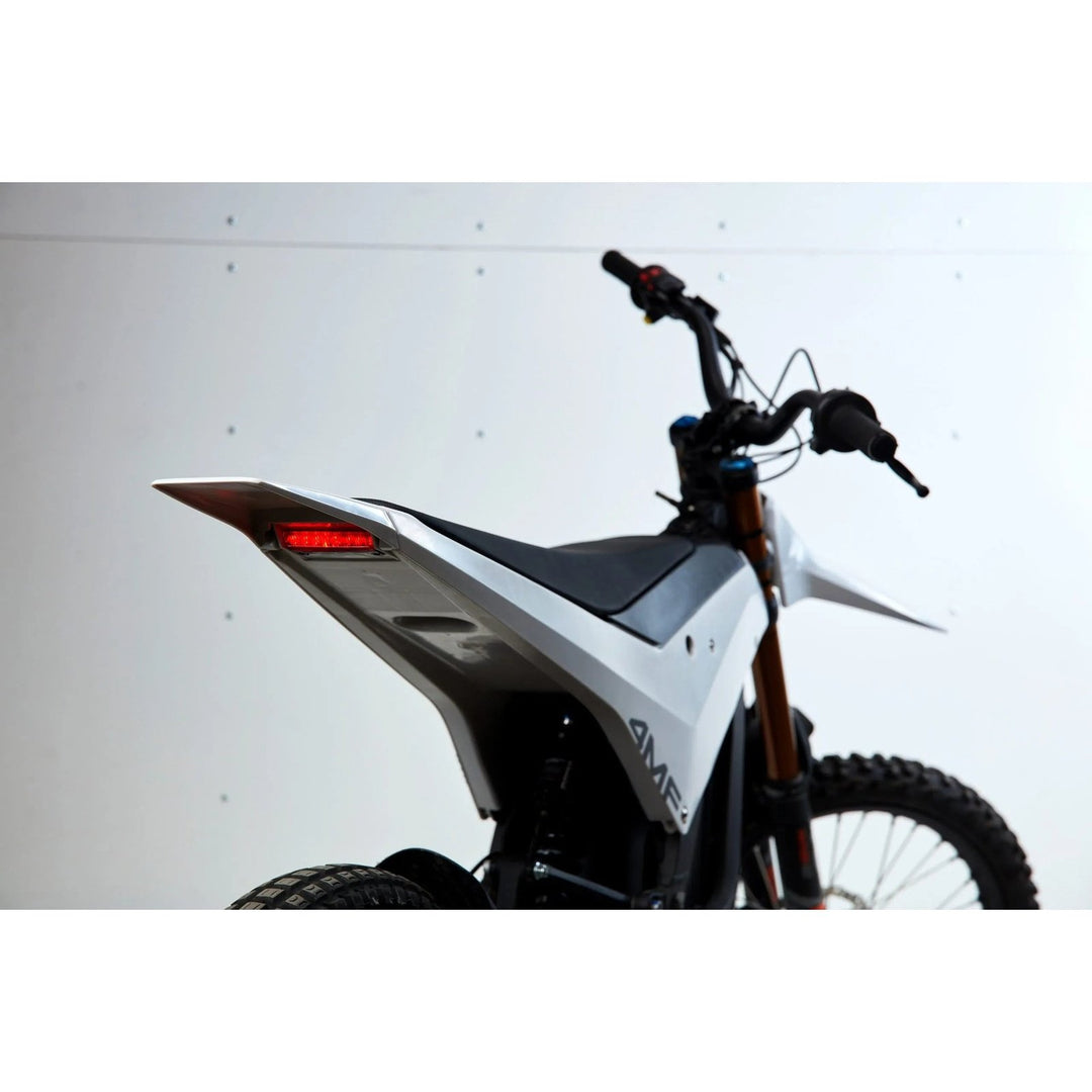 Surron 4MF Dirt eBike Moto Kit, tail view, color white