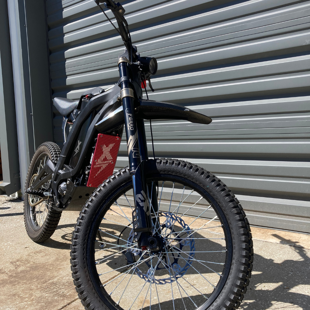 Surron Light Bee X eBike Custom Built Front Right View