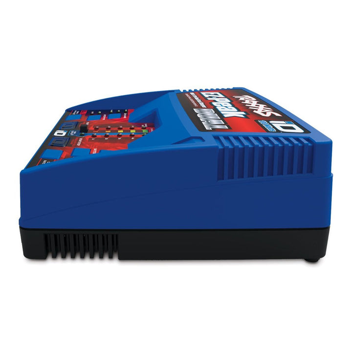 Traxxas EZ Peak Dual 8 AMP Fast Battery Charger 100w for RC Models, side view