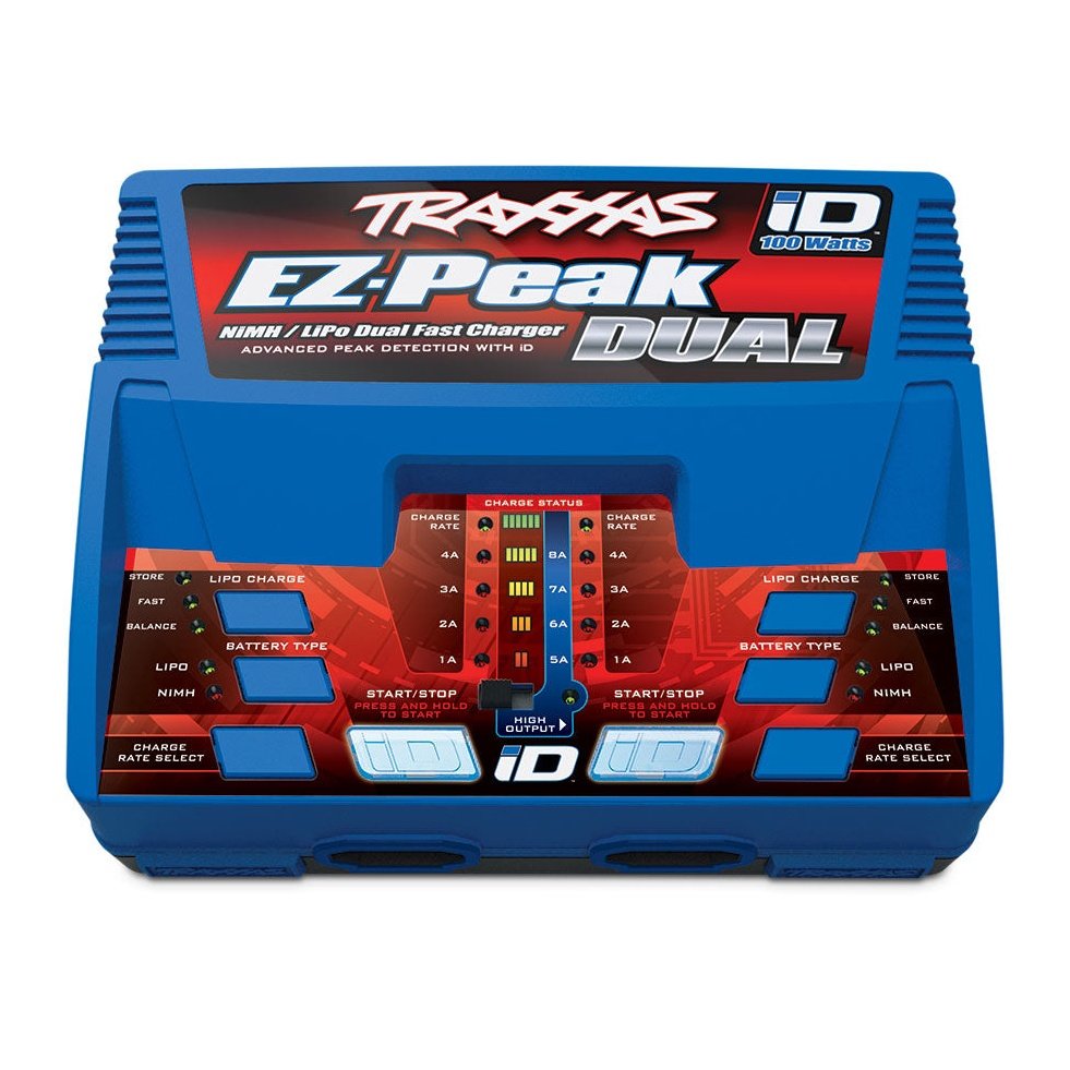 Traxxas EZ Peak Dual 8 AMP Fast Battery Charger 100w
