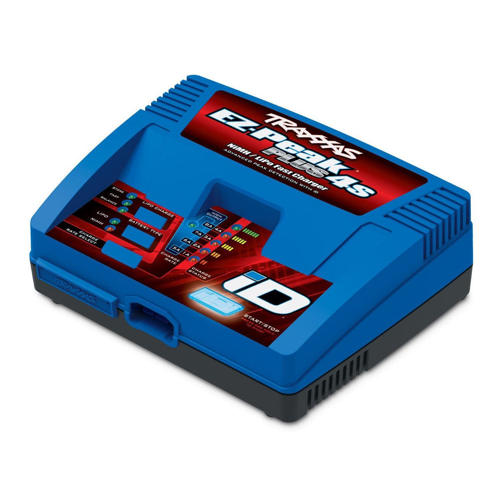 Traxxas EZ Peak Plus 4s Fast Battery Charger 8 amp, top/side view