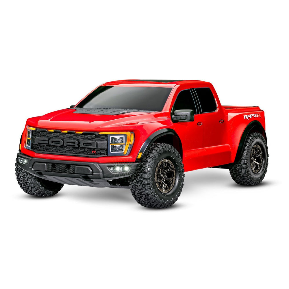 Traxxas Ford F-150 Raptor R 1/10 scale RC Truck, color: red