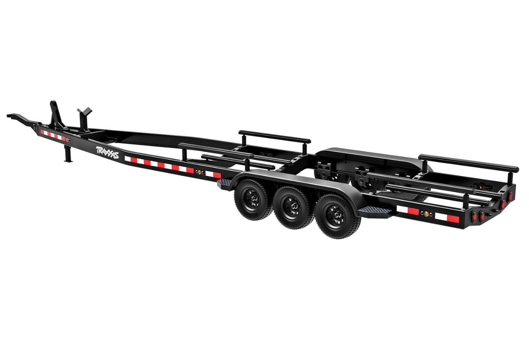 Traxxas Spartan RC Boat Trailer compatible with any RC vehicle equipped with a suitable hitch