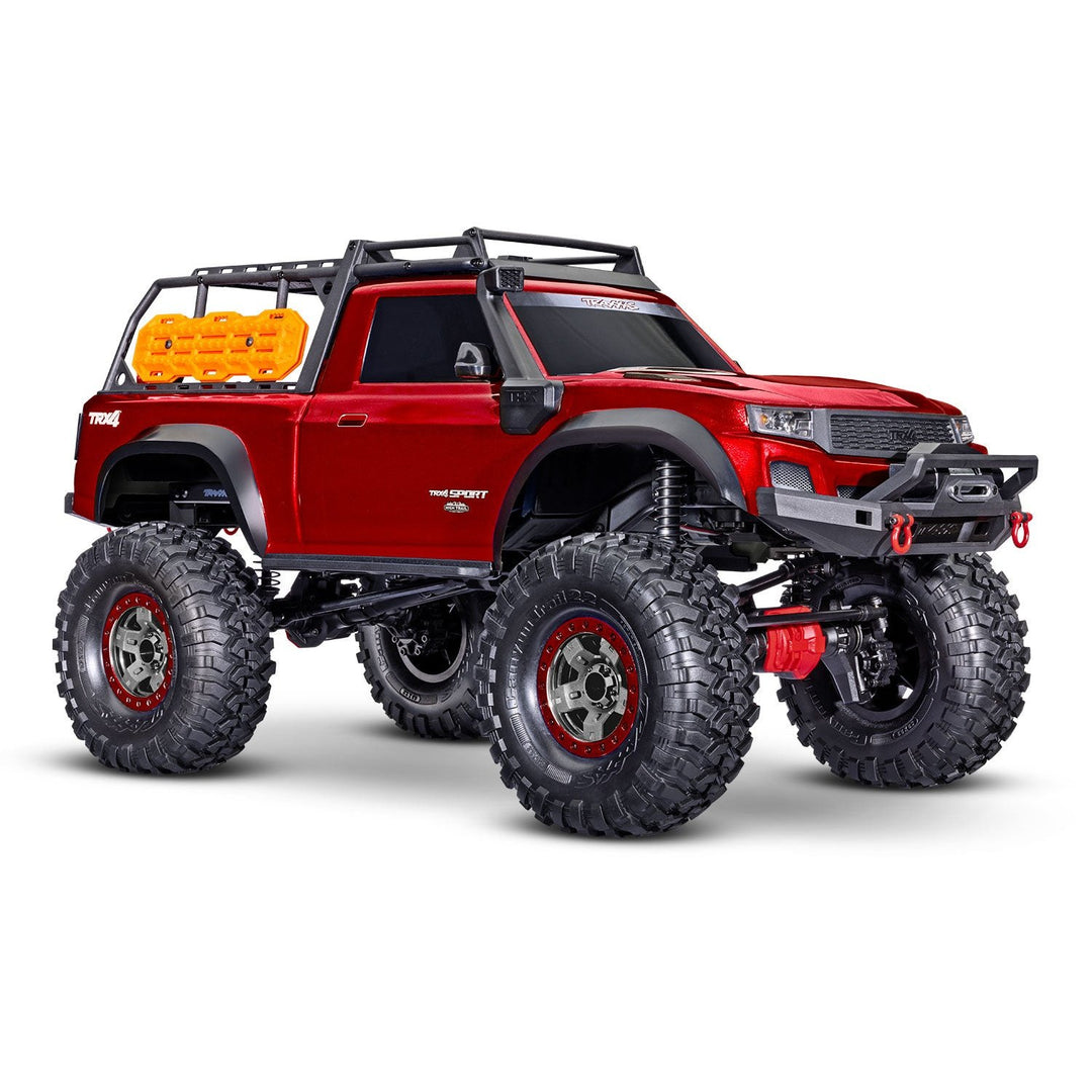 Traxxas TRX-4 Sport High Trail RC Truck side and front view