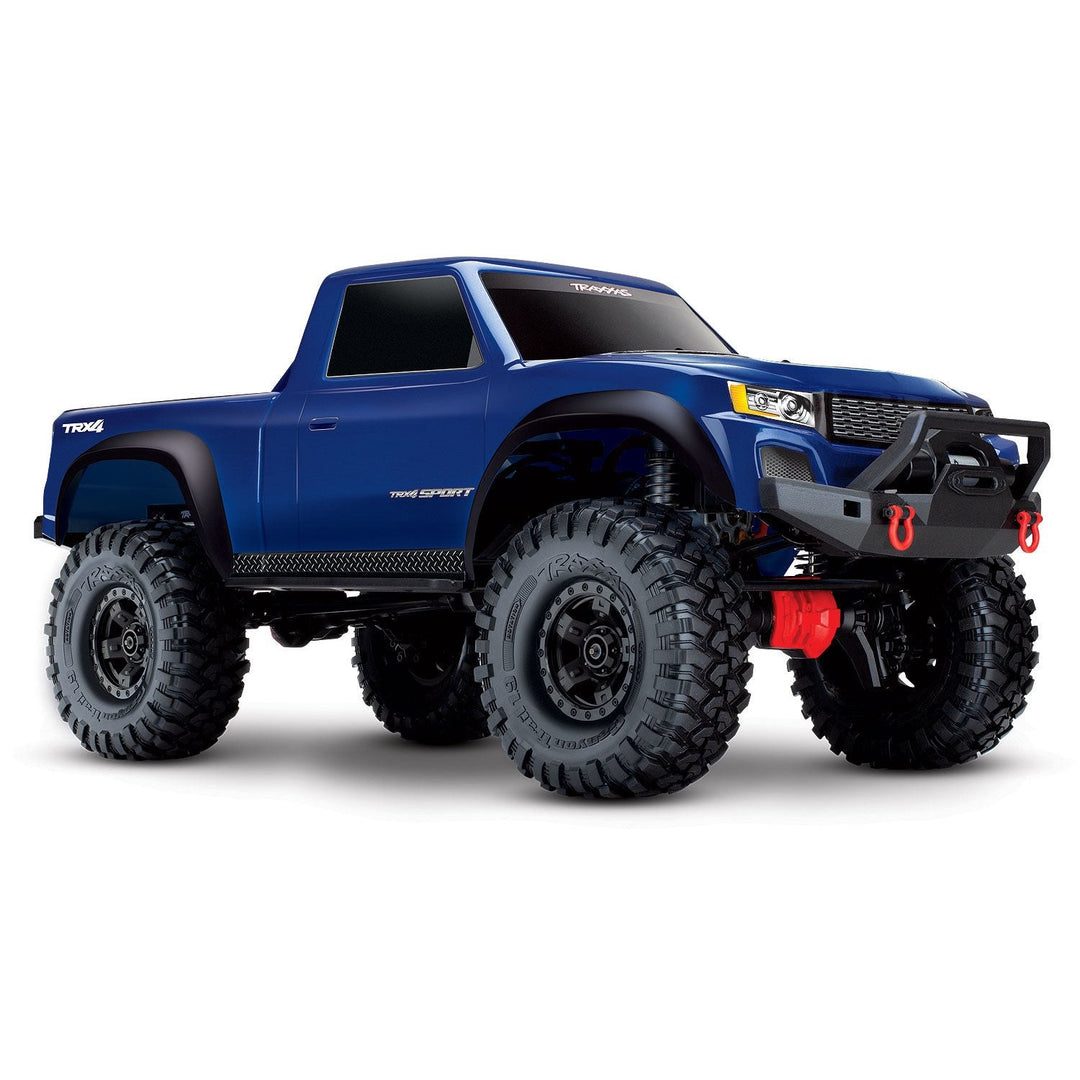 Traxxas TRX-4 Sport RC Truck, side and front view
