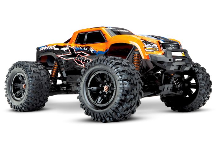 Traxxas X-MAXX RC Monster Truck, orange color
