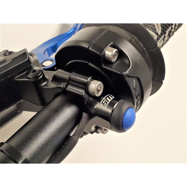 Warp-9 Headlight Switch Kit for Surron, Segway, Talaria eBikes. Mounted view