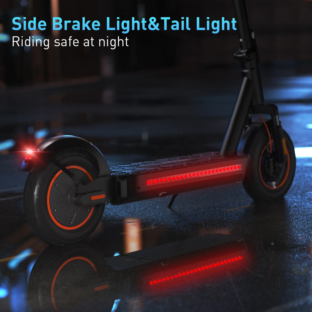 Hiboy Max Pro eScooter Side Brake Light & Tail Light - Riding safe at night