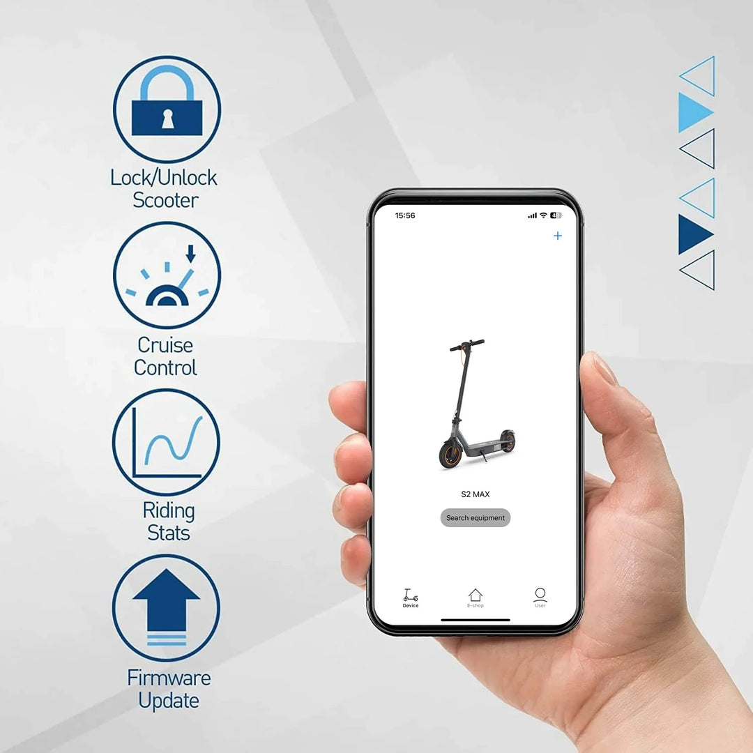 Hiboy S2 Max eScooter App Controls - Lock/Unlock, Cruise, Stats, Updates