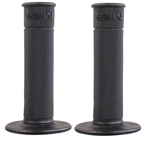Mika Metals Racing Grips, made of advanced medium rubber compound. Color: Black